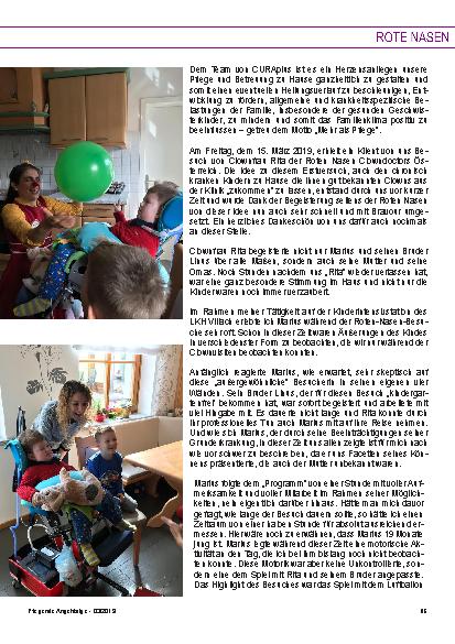 Vorschauseite 2: Die Roten Nasen Clowndoctors zu Besuch daheim