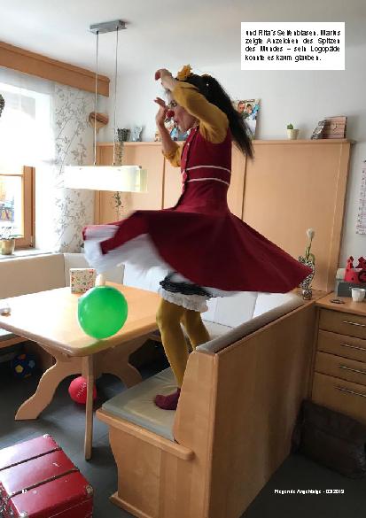 Vorschauseite 3: Die Roten Nasen Clowndoctors zu Besuch daheim