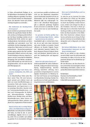 Vorschauseite 2: „Services für Bibliotheken zur Förderung von Bildung und Vielfalt“