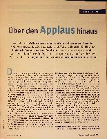 Vorschauseite 2: Über den Applaus hinaus