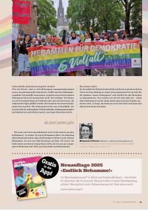 Vorschauseite 2: Hebammen für Demokratie und Vielfalt, diskriminierungsfrei und inklusiv