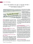 Vorschauseite 1: Dem Fachkräftemangel entgegenwirken