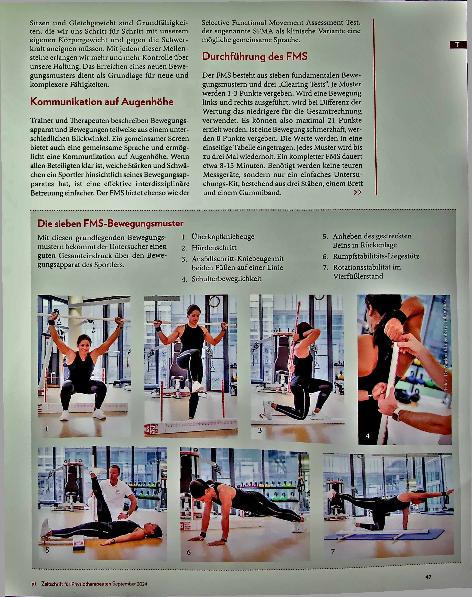 Vorschauseite 2: Der Functional Movement Screen (FMS) - Was sagt er mir und was nicht?