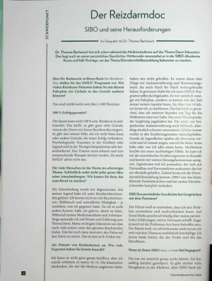 Vorschauseite 1: Der Reizdarmdoc SIBO und seine Herausforderungen