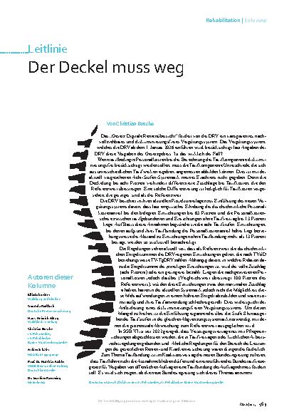 Vorschauseite 1: Der Deckel muss weg