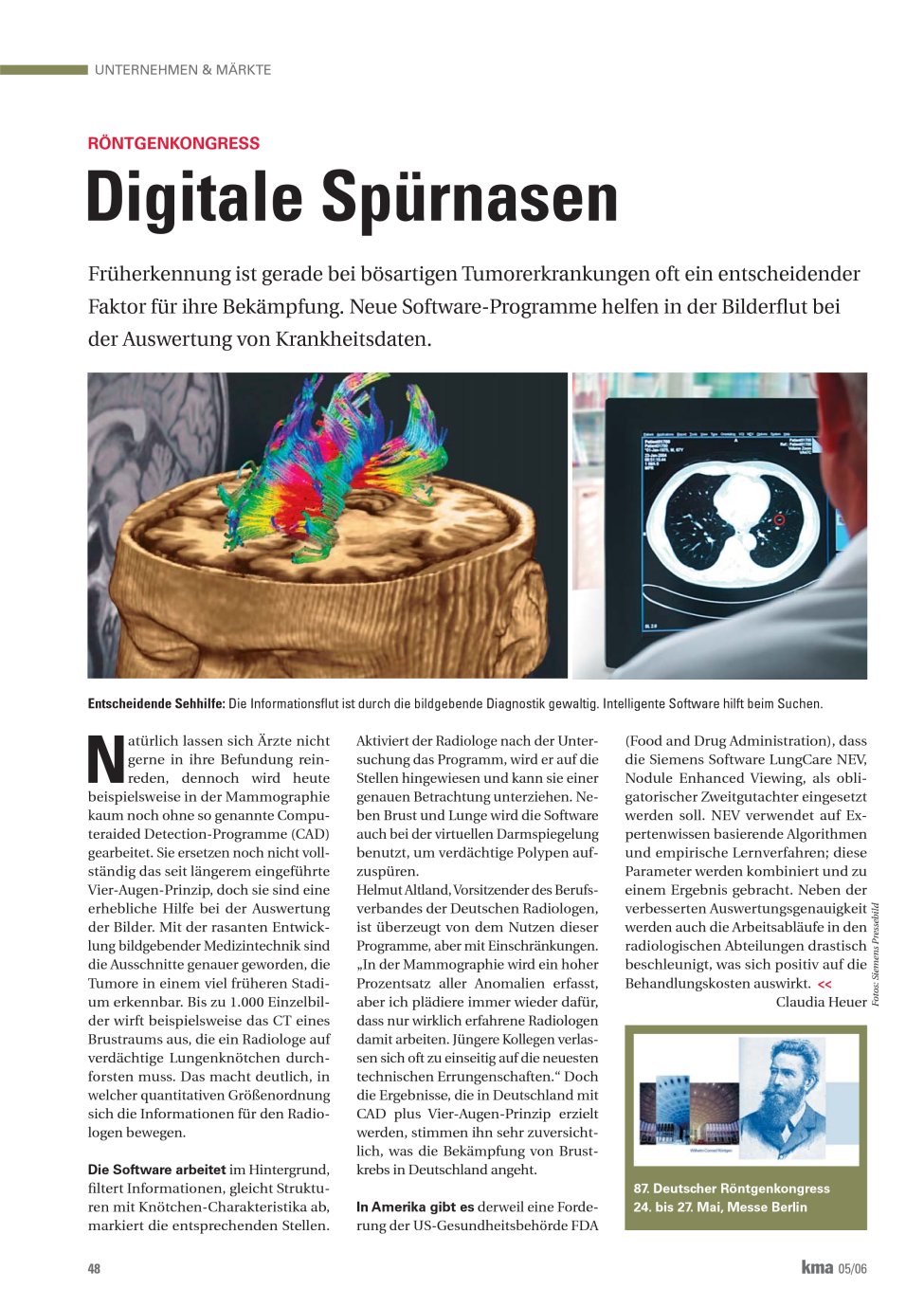 Vorschauseite 1: Digitale Spürnasen