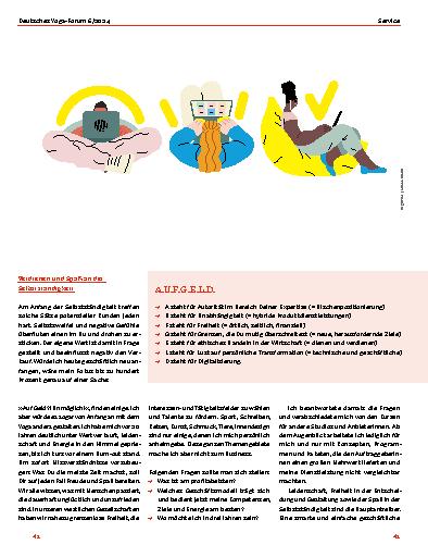 Vorschauseite 2: Wie Yogalehrende ohne und mit Studio nachhaltig und smart Geld verdienen können