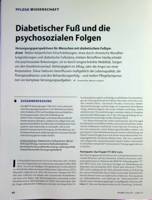 Vorschauseite 1: Diabetischer Fuß und die psychosozialen Folgen
