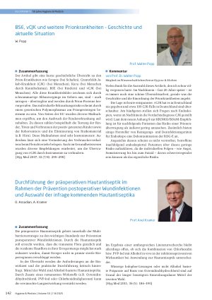 Vorschauseite 2: Infektionsprävention Vancomycin-resistente Enterokokken (VRE) - Übersicht zu Bedeutung, Prävention und Management in der Pädiatrie