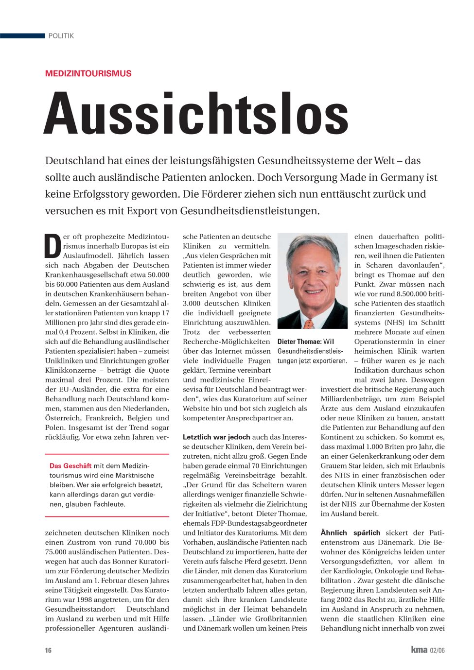 Vorschauseite 1: Aussichtslos