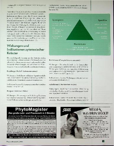 Vorschauseite 3: Große Medizin für große Krankheiten: Phytochemotherapie