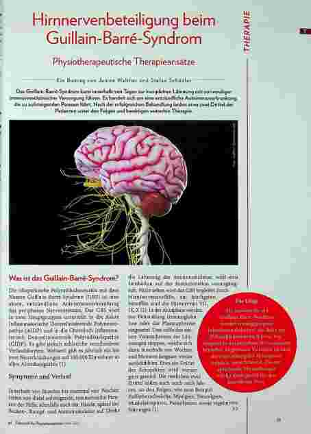 Vorschauseite 1: Hirnnervenbeteiligung beim Guillain-Barré-Syndrom Physiotherapeutische Therapieansätze