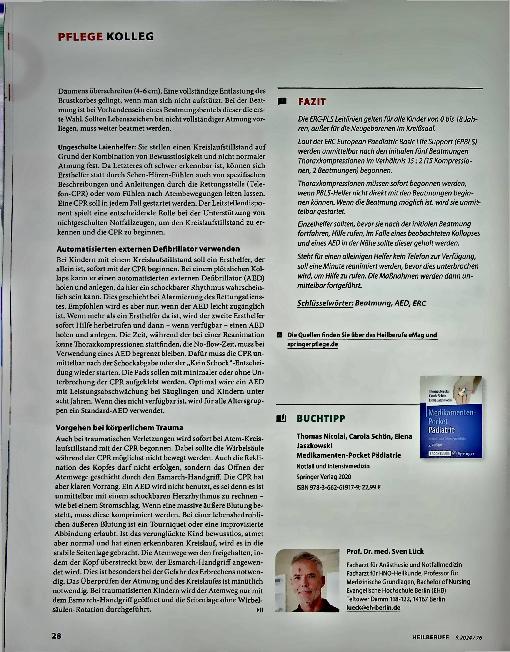 Vorschauseite 3: Kinder reanimieren