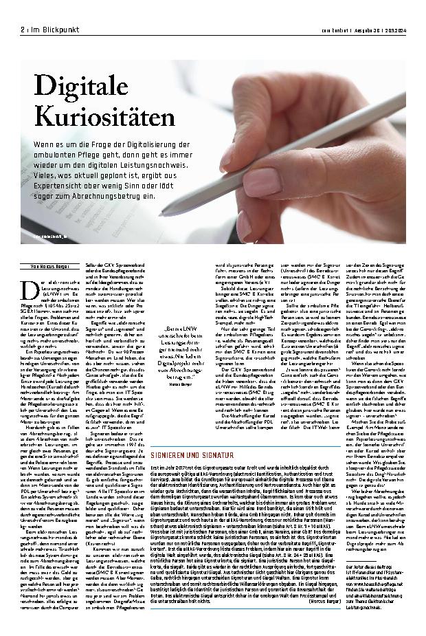Vorschauseite 1: Digitale Kuriositäten