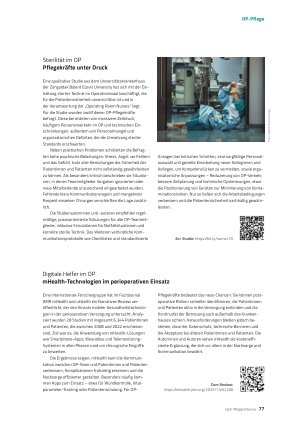 Vorschauseite 2: OP Pflege Nachrichten