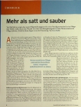 Vorschauseite 1: Mehr als satt und sauber