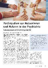 Vorschauseite 1: Partizipation von Nutzerinnen und Nutzern in der Psychiatrie: Voraussetzungen und Entwicklungspotenzial
