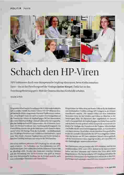 Vorschauseite 1: Schach den HPV-Viren