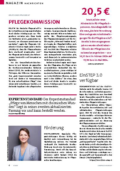 Vorschauseite 1: Pflegekommision