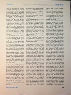 Vorschauseite 6: Eingruppierung einer Gruppenleiterin in einer Tagesförderstätte für behinderte Menschen