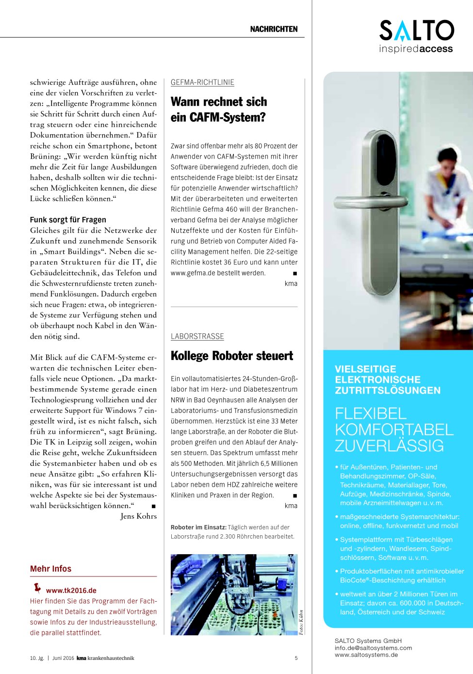 Vorschauseite 1: Gefma-Richtlinie: Wann rechnet sich ein CAFM-System?