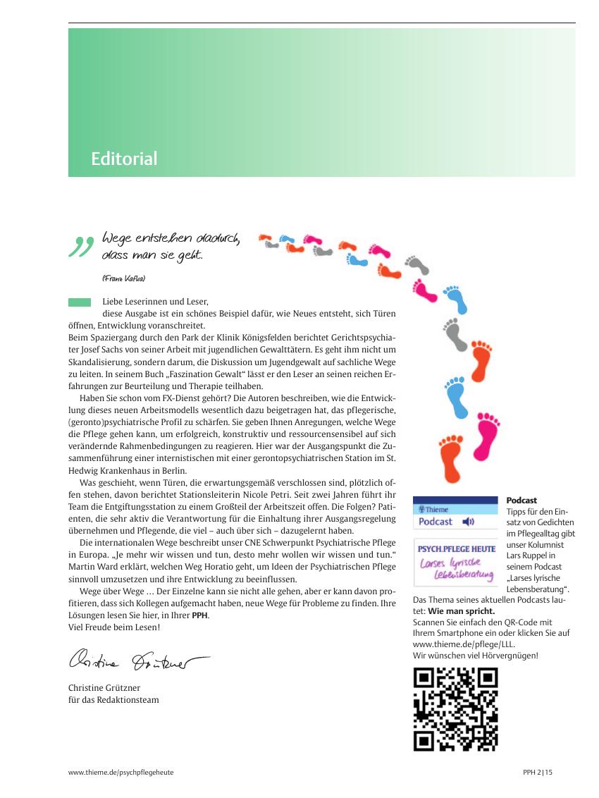 Vorschauseite 1: Editorial