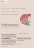 Vorschauseite 1: "Will man denn selbst noch ein Kind kriegen? "