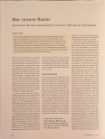 Vorschauseite 3: Der innere Raum. Jede Praxis der Versorgung beginnt mit einer Haltung der Achtsamkeit.