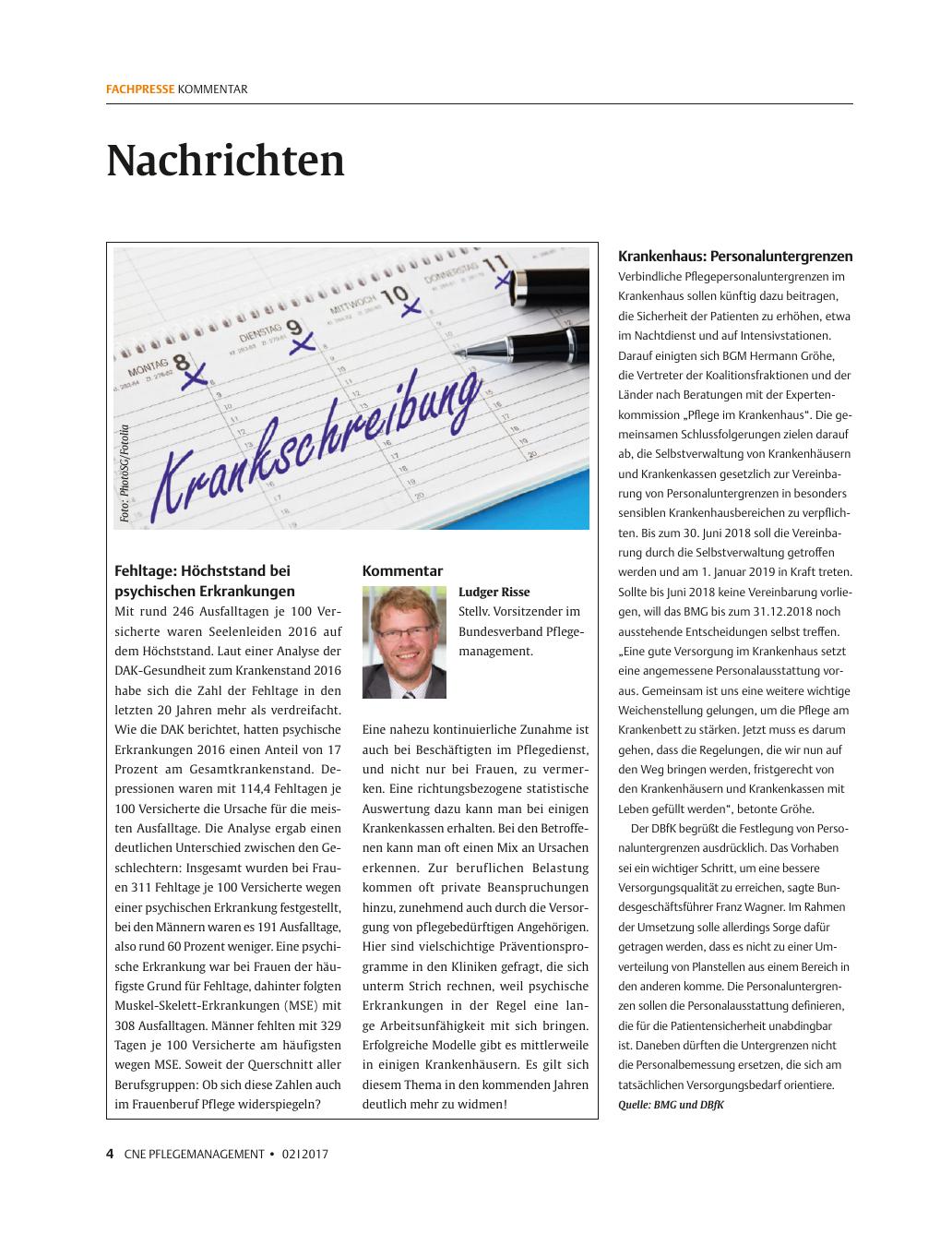 Vorschauseite 1: Nachrichten