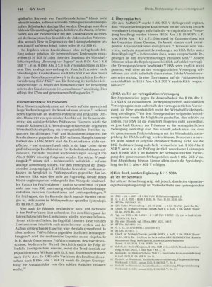 Vorschauseite 4: Rechtswidrige Arzneimittel regresse? Zur Zuständigkeit bei der Wirtschaftlichkeitsprüfung der Hochschulambulanzen nach § 113 SGB V