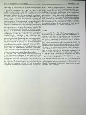 Vorschauseite 5: Rechtswidrige Arzneimittel regresse? Zur Zuständigkeit bei der Wirtschaftlichkeitsprüfung der Hochschulambulanzen nach § 113 SGB V