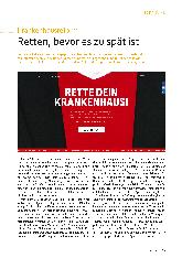 Vorschauseite 1: Krankenhausreform retten, bevor es zu spät ist.