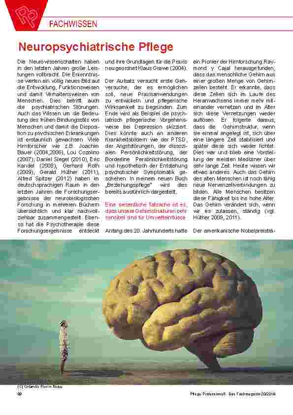 Vorschauseite 1: Neuropsychiatrische Pflege