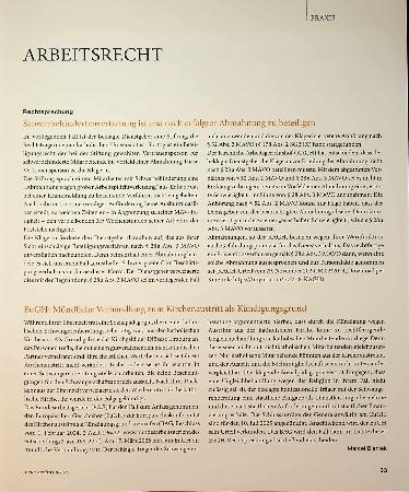 Vorschauseite 1: Arbeitsrecht