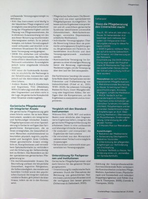 Vorschauseite 2: Vorteile einer spezialisierten geriatrischen Ptlegeberatung