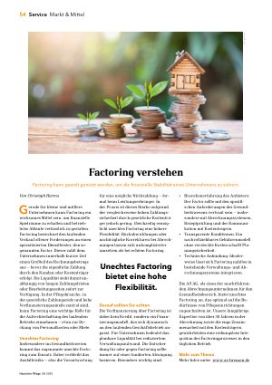 Vorschauseite 1: Factoring verstehen Factoring kann gezielt genutzt werden, um die finanzielle Stabilität eines Unternehmens zu sichern.