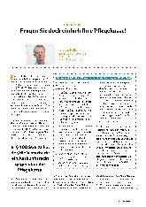 Vorschauseite 1: Fragen Sie doch einfach Ihre Pflegekasse!