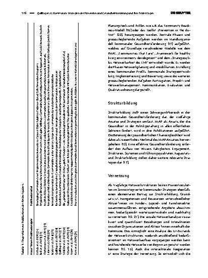 Vorschauseite 3: Kommunale Strategien der Prävention und Gesundheitsförderung und ihre Evidenzlagen - Update eines Scoping Reviews