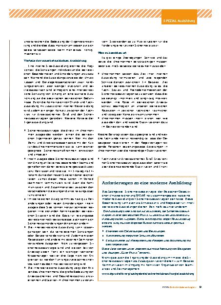 Vorschauseite 2: Bestens ausgebildet