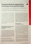 Vorschauseite 1: Das generalistisch ausgerichtete Curriculum im KraniCH-Projekt.