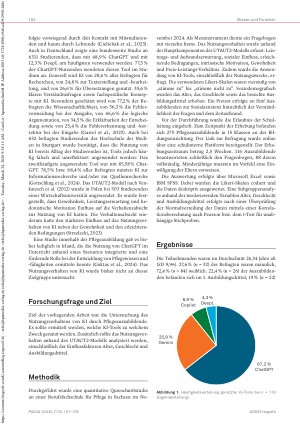 Vorschauseite 2: Zur Nutzung von KI durch Pflegeauszubildende Eine quantitative Erhebung zum Nutzungsverhalten