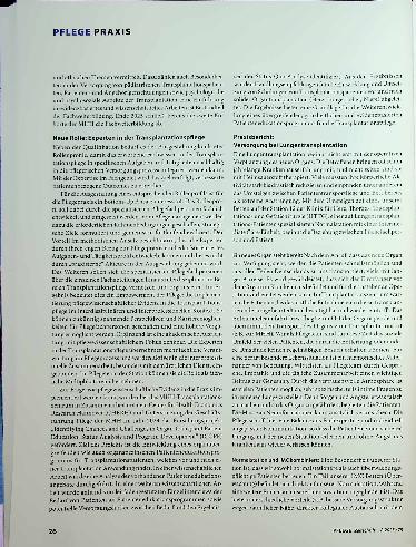 Vorschauseite 3: Transplantationspflege mit spannenden Perspektiven
