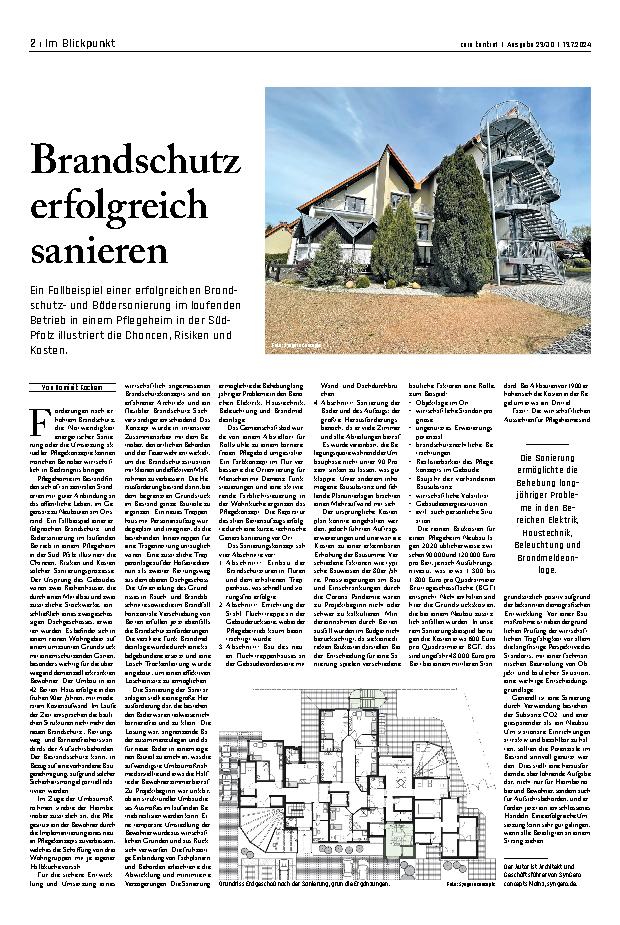 Vorschauseite 1: Brandschutz erfolgreich sanieren