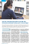Vorschauseite 1: Digitale Gesundheitsangebote werden den Deutschen während Corona sehr viel wichtiger.
