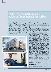Vorschauseite 1: Selbstbestimmt Wohnen – Chance für gemeinsames Leben