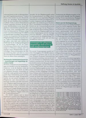 Vorschauseite 5: Pflegeleistungen in der RechtsprechungdesEuGH
