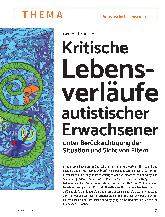 Vorschauseite 2: Kritische Lebensverläufe autistischer Erwachsener unter Berücksichtigung der Situation und Sicht von Eltern