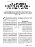 Vorschauseite 1: Mit Advanced Practice zu besseren Karrierechancen