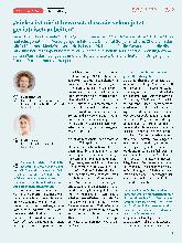 Vorschauseite 1: „Vielen ist nicht bewusst, dass sie schon jetzt geriatrisch arbeiten. “
