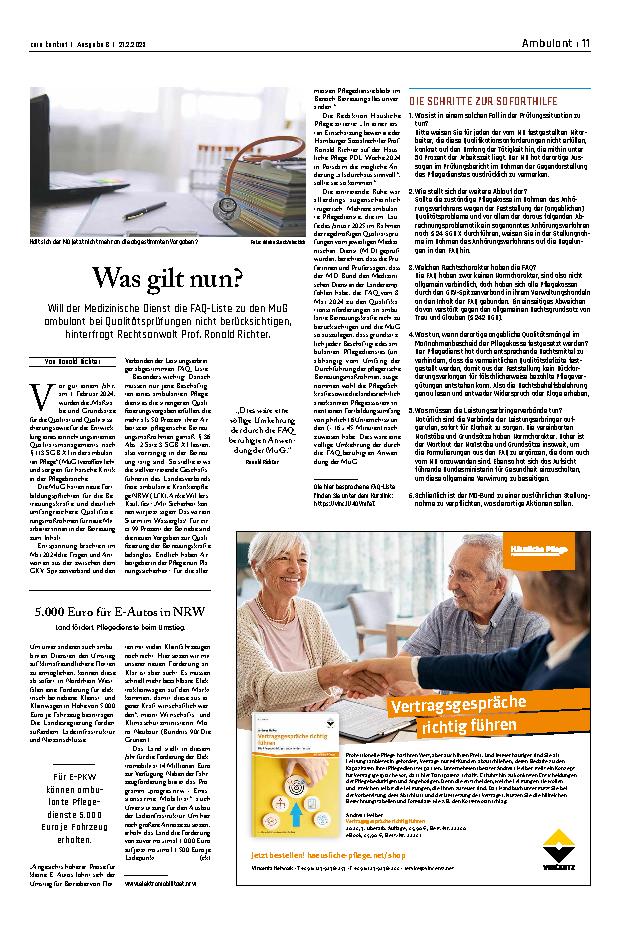Vorschauseite 1: Was gilt nun?